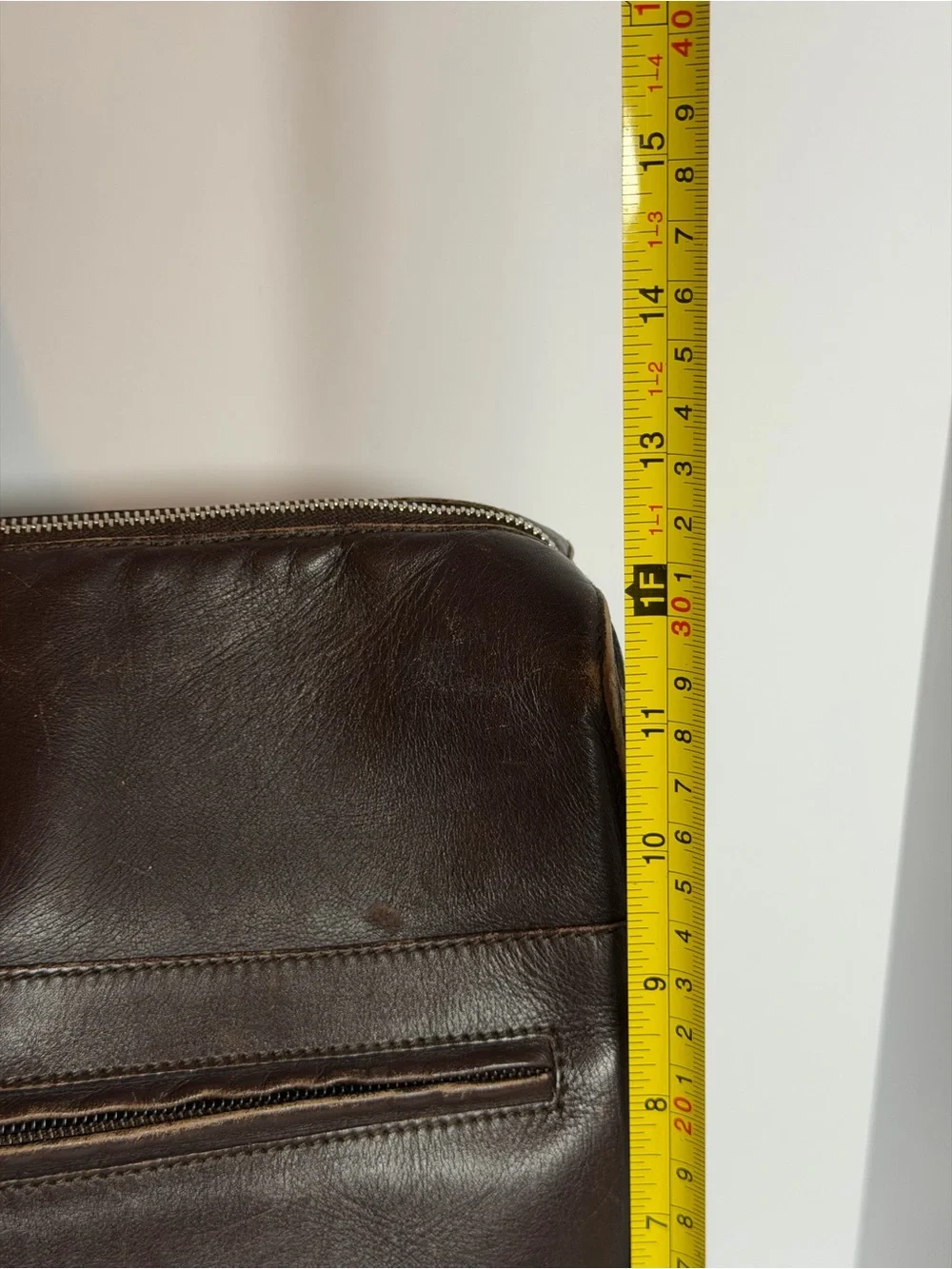 Vintage Salvatore Ferragamo Brown Leather Business Bag